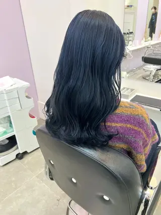 ロング カラー ParveMix🍀 藤原愛未のヘアスタイル