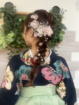 ヘアアレンジ AYA/ヘアセット/ メンズ/コーンロウのヘアスタイル