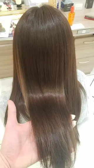 ロング 鶴見で縮毛矯正なら 田中 瞬のヘアスタイル
