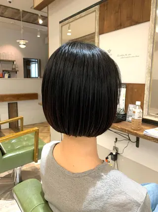 ショート カラー rinrin 天文館のヘアスタイル