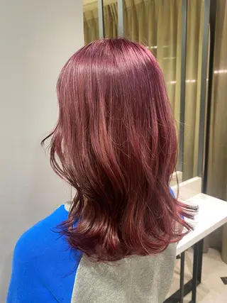 セミロング 宇野愛華∕ パーマスタイルのヘアスタイル