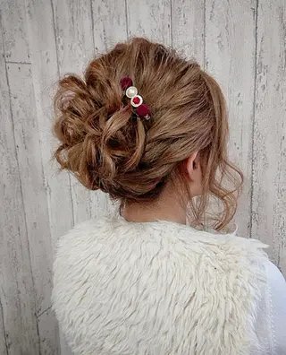 ヘアアレンジ shizuka 👸ヘアセット✨のヘアスタイル