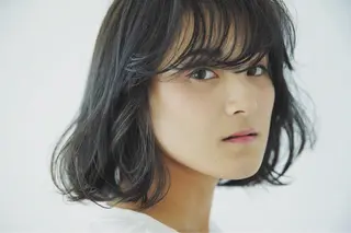 ミディアム 韓国ヘア/ヨシンモリ /髪質改善/土本遥のヘアスタイル