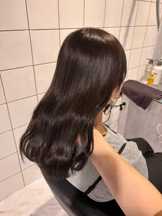 ロング カラー 表参道♡暗髪♡ 艶カラー♡アユミのヘアスタイル