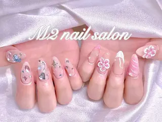 ネイル 長さだし専門店 M2　rikaのネイルデザイン