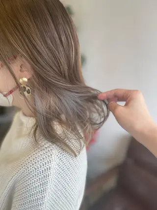 ミディアム YAP！HAIR トコツメアヤノのヘアスタイル