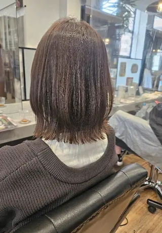 ミディアム カラー 関口 友菜のヘアスタイル