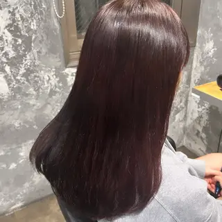 セミロング 横浜美容室/透明感 カラー/レイヤーのヘアスタイル