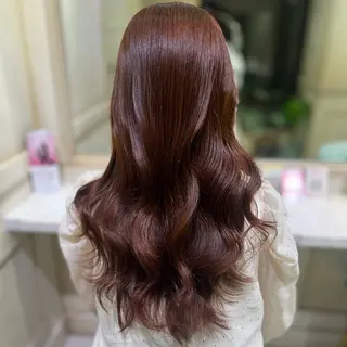 セミロング 💖ダブルカラー/ ケアカラー/レナ💖のヘアスタイル