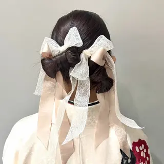 ヘアアレンジ レイヤー/nail COCOROのヘアスタイル