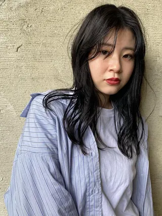 ロング 山口 朔弥のヘアスタイル