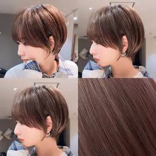 ショート カラー Aster 店長 れおん✂️のヘアスタイル
