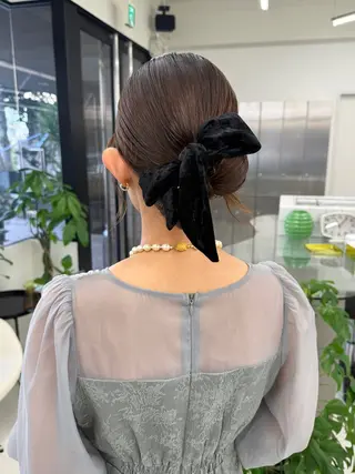 ヘアアレンジ 表参道🌿赤み消し カラー/チナツのヘアスタイル