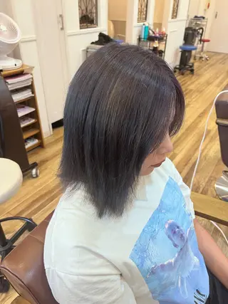 ミディアム カラー 🐰ハイトーンカラー 畠山 渡🐰のヘアスタイル