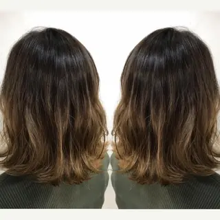 ミディアム yui .のヘアスタイル