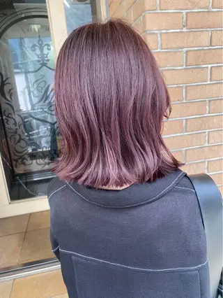 カラー 🍒ボブカット/ moe🍒のヘアスタイル