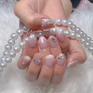 ネイル CC  NaNa ワンホンネイル🌙Nのネイルデザイン