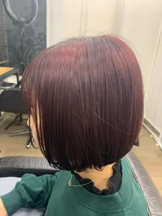 ミディアム カラー チバ ヒロトのヘアスタイル