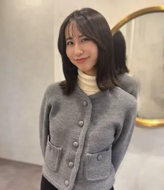 ミディアム カラー kako ／透明感カラー🤍のヘアスタイル