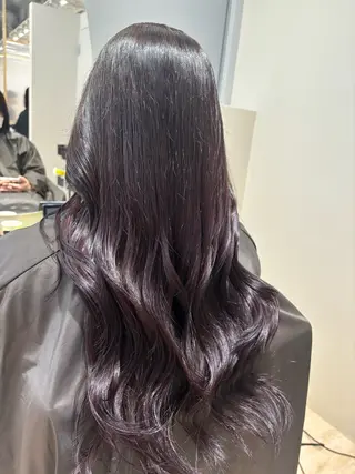 ロング カラー 🐶 Zina川崎 竹下 あい🐶のヘアスタイル