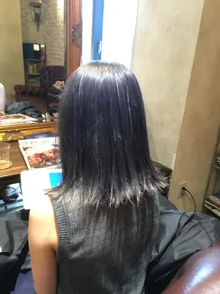 ミディアム 美髪✨髪質改善 &艶カラーmanaeのヘアスタイル