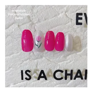 ミディアム ネイル 👑enen style👑のネイルデザイン