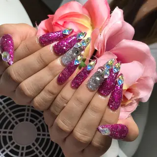 ロング ネイル 《LB》ラブリエ Nail&eyeのマツエク・マツパデザイン