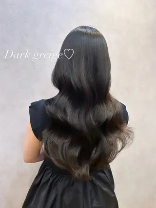 ロング カラー ヘアアレンジ 🩷韓国ヘア/ヨシン モリ🩷Maikaのヘアスタイル
