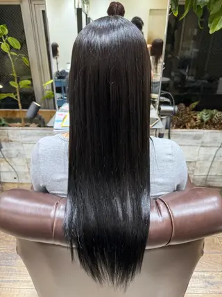 ロング カラー トシキ/艶カラー /似合わせカットのヘアスタイル