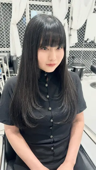 ロング カラー 🎀ミカ/レイヤー/ 韓国ヘア/原宿🎀のヘアスタイル