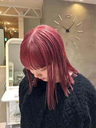 ミディアム 🖤海外風デザイン カラー🖤/りんのヘアスタイル