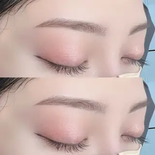 アイブロウ 束感まつげ/透明感眉 🎀 haru 🤍のマツエク・マツパデザイン