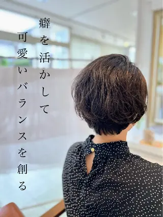 ショート ナチュラルオーブン 大村店🍀深松孝枝のヘアスタイル