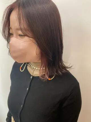 ミディアム カラー 🌼ハイライト透明感 🌼maiのヘアスタイル