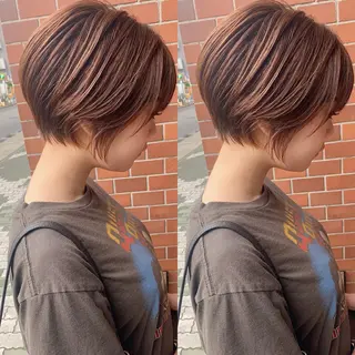 ショート 丹羽大喜 縮毛矯正/美髪矯正のヘアスタイル