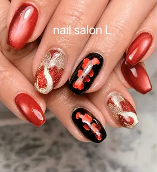 ネイル 吉川市 ネイルサロンLのネイルデザイン