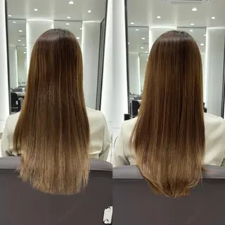 ロング EIGHT plum TOKIOリミテッドのヘアスタイル