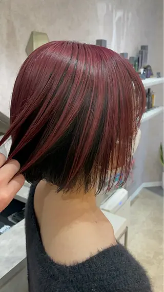 ショート カラー バレイヤージュ特化｜ Takuのヘアスタイル