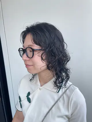 セミロング パーマ 🎀レイヤー/パーマ カラー/ai🎀のヘアスタイル