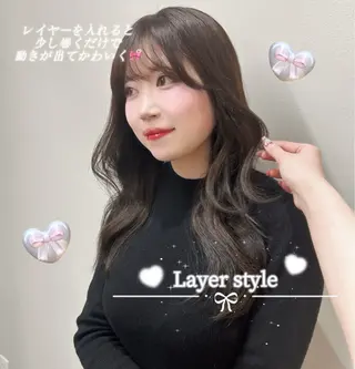 ロング LOUIMADNA栄 🎀Misakiのヘアスタイル