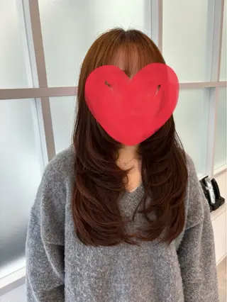 ロング 髪質改善/透明感 カラー/内藤有須加のヘアスタイル