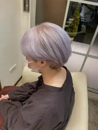 ショート 艶髪カラー😊 西久保光✂️のヘアスタイル