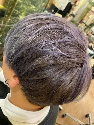 メンズ 美髪/髪質改善 縮毛矯正/透けカラーのヘアスタイル
