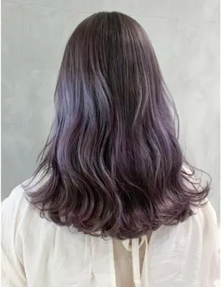 ロング カラー ケアブリーチ 黒瀬有汰のヘアスタイル