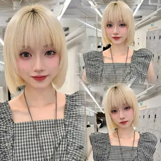 ミディアム 三鷹で1番ショート ボブをカットする新谷のヘアスタイル