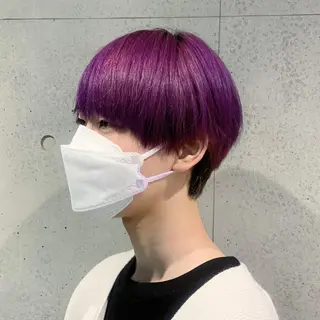 カラー メンズ アニメ髪・ウルフ🦇 樋口莉夏のヘアスタイル