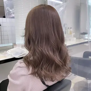 セミロング カラー 🩰透明感カラー♡ UTA🩰のヘアスタイル