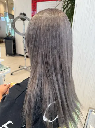 ロング 松尾 怜奈のヘアスタイル