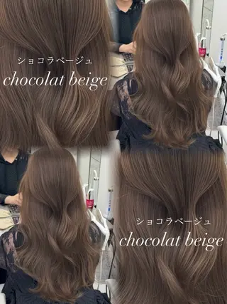 ロング カラー 韓国ヘア　紗希 🦋のヘアスタイル