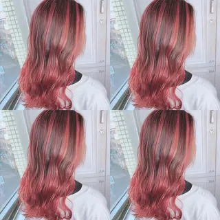 ミディアム カラー 似合わせ/ブリーチ カラー.岡田友仁のヘアスタイル